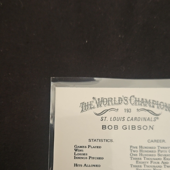 2024 Topps Allen & Ginter - Bob Gibson #193 - Picture 5 of 6